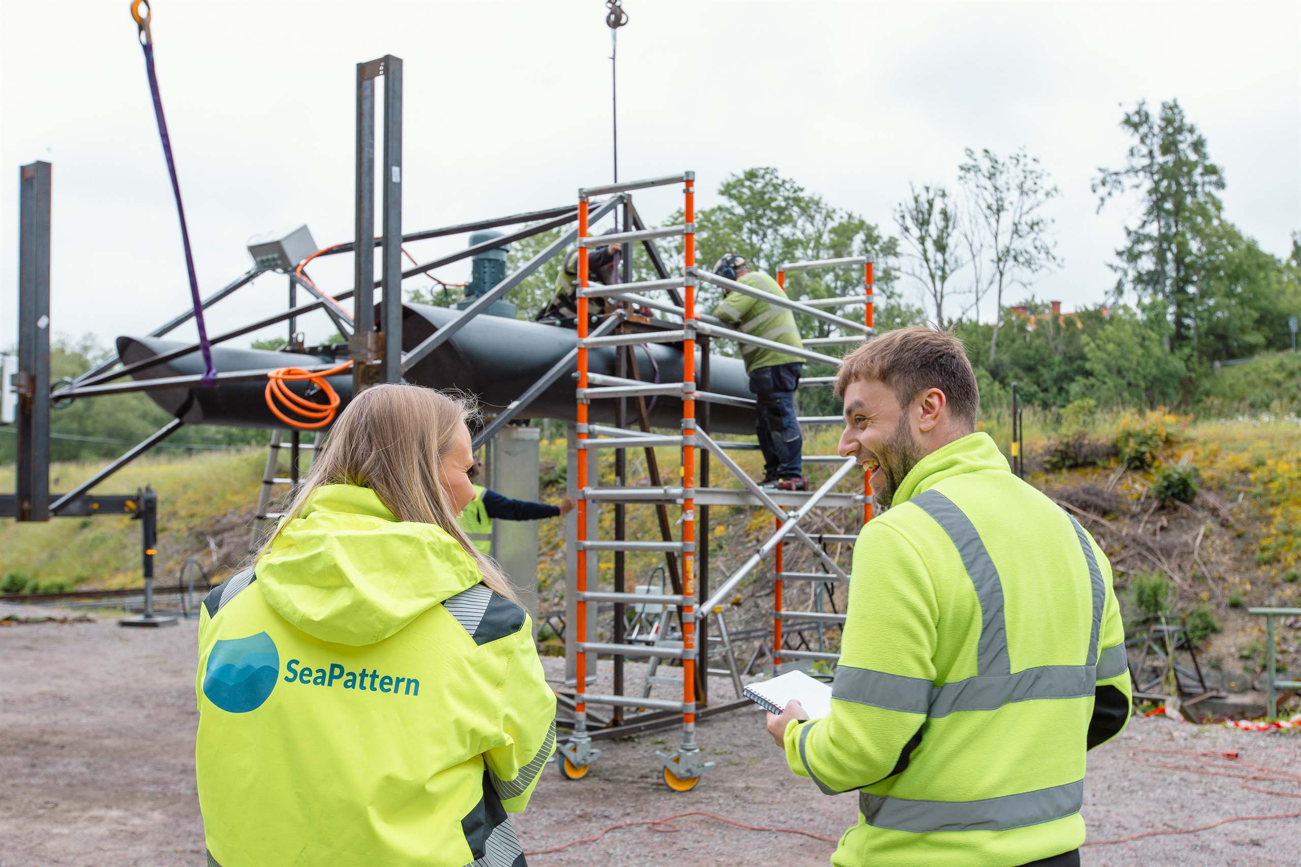SeaPattern's team in the field